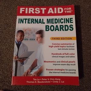 First aid for the internal medical board's 3rd Edi